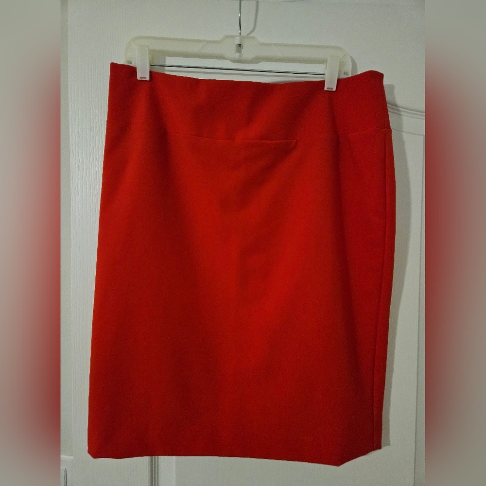 Red Pencil Skirt